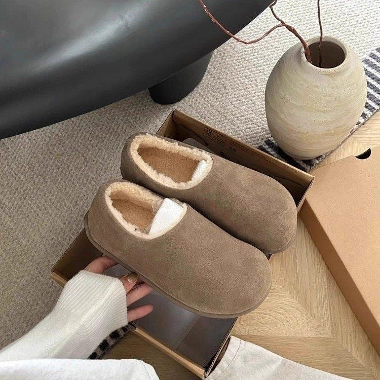 A plush shoe