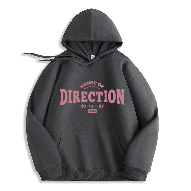 A hooded sweater