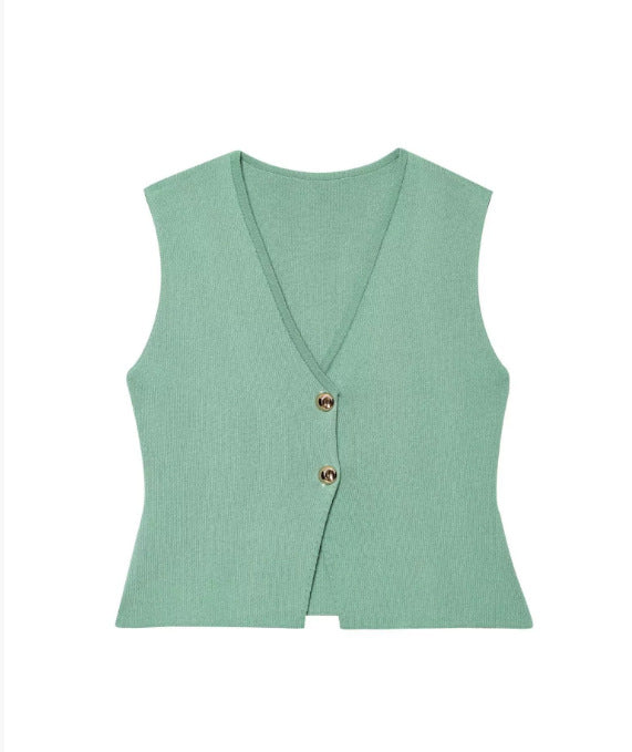 A vest vest skirt set