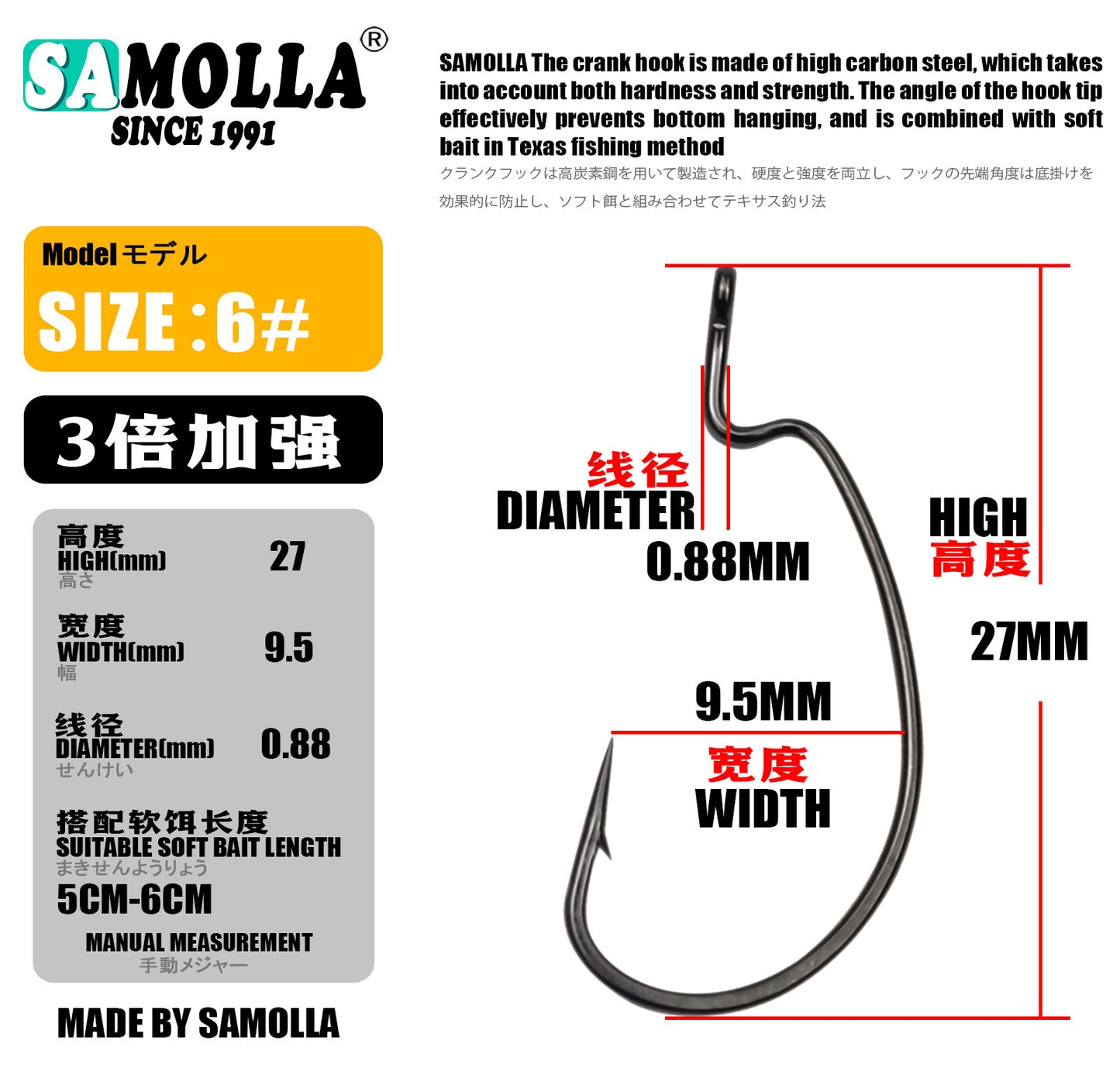 A Heavy-duty Crankbait Hook – Ultra-thin, Wide-belly, Dual Selection