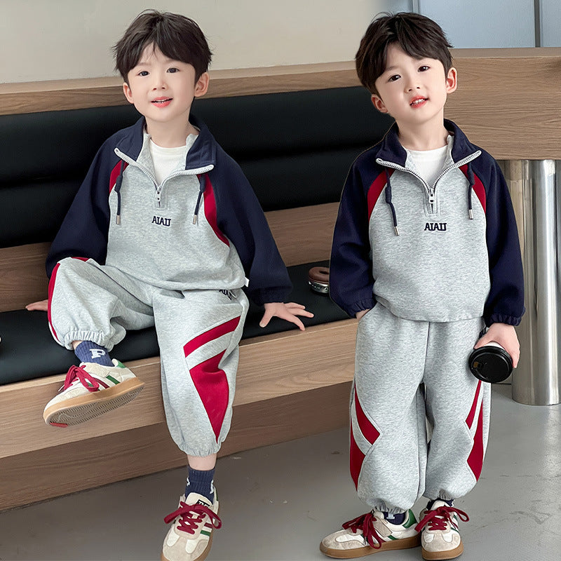 A children's sweater set