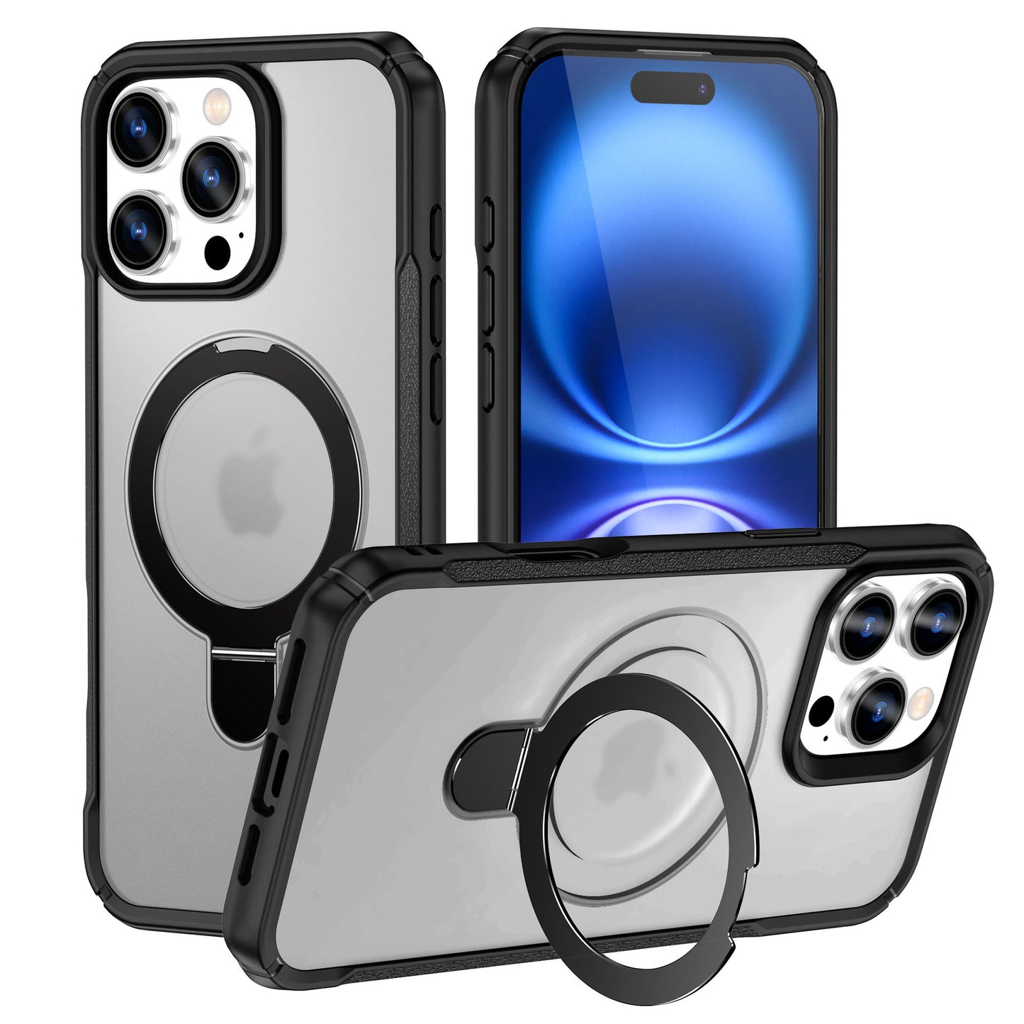 A Magnetic Ring Holder Phone Case
