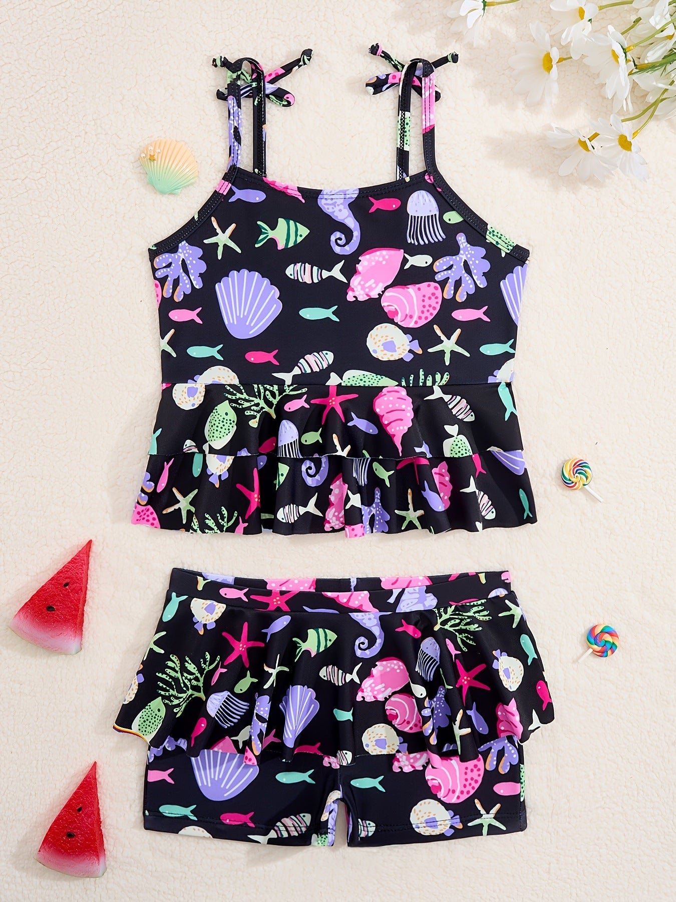 A children's swimsuit girl split - Mixbatch
