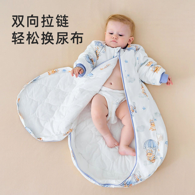 A Children's Baby Thick Pure Cotton Sleeping Bag
