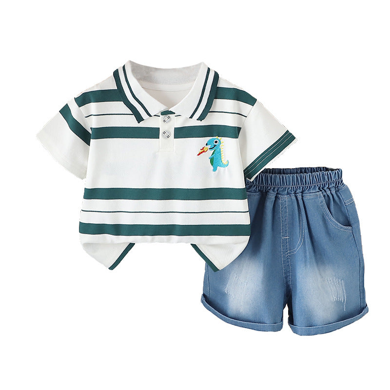 A Summer Boys Short Sleeve Suit