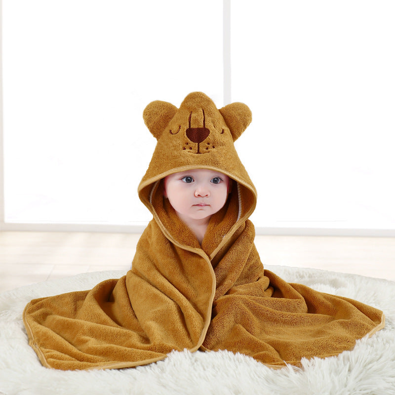 Baby holding a blanket bath towel 0.15kg any color mix Minimum purchase of 3 items - Mixbatch