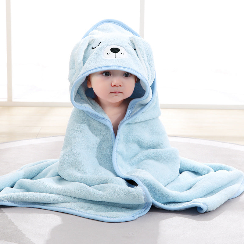 Baby holding a blanket bath towel 0.15kg any color mix Minimum purchase of 3 items - Mixbatch