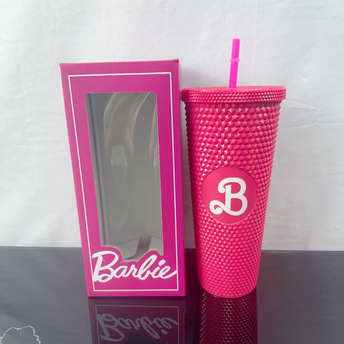 A baby Thailand Vietnam spot color box double layer random cup gem plastic cup straw cup water cup Barbie durian cup - Mixbatch