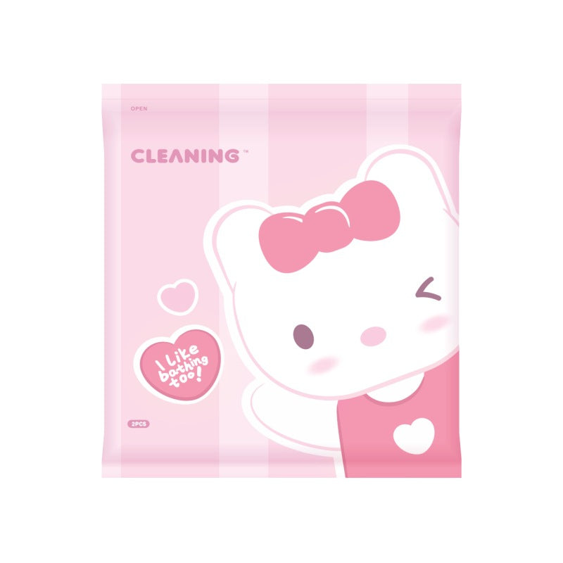 A Shengbo Disposable Bath Towel Towel Set 60g Pure Cotton Cartoon Travel Maternal and Infant Store Bathing Portable Wholesale Processing MOQ: 100PIECEC - Mixbatch