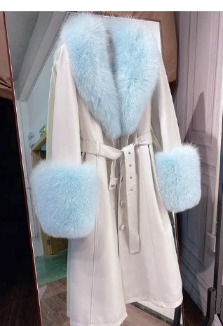 A leather coat