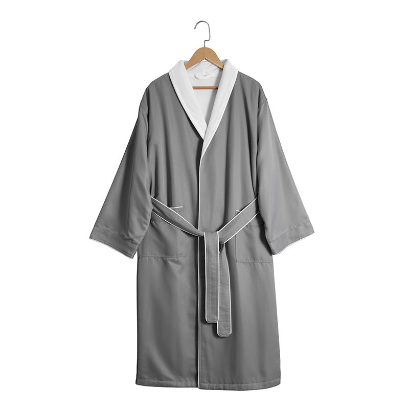 Star hotel bathrobes for men and women in all seasons, adult bathrobes, water-absorbing quick-drying, for B & B and inns