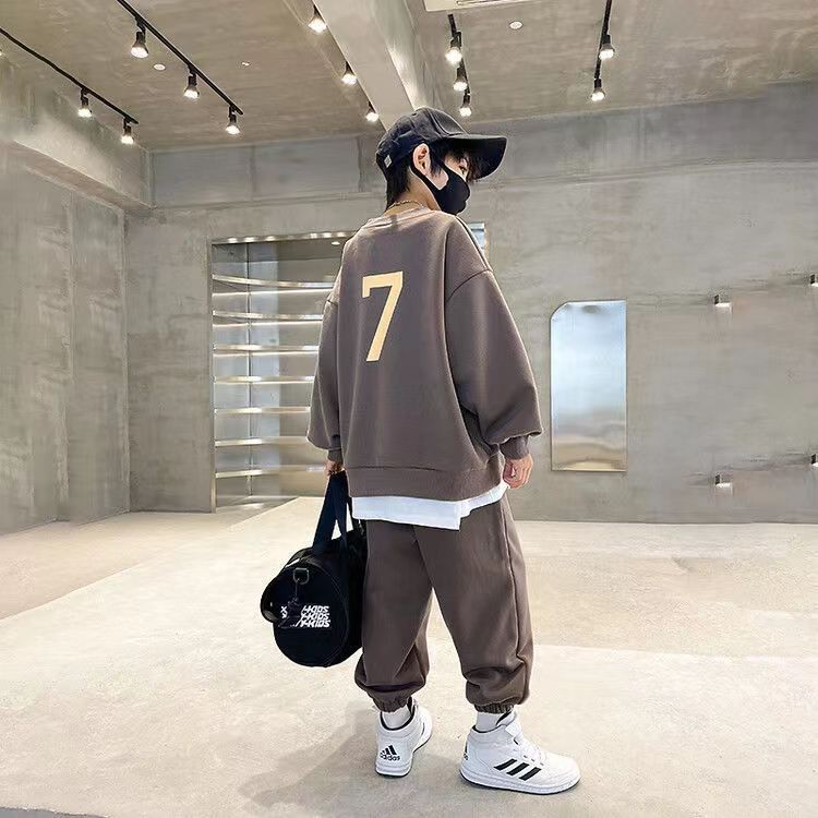 A boys spring sports suit