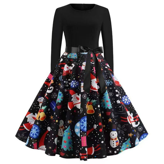 A christmas floral dress