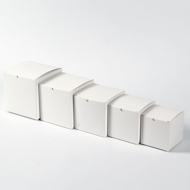 A wholesale kraft paper figure blind box empty box small doll gift box square carton white card toy packaging box moq: 50 pieces - Mixbatch