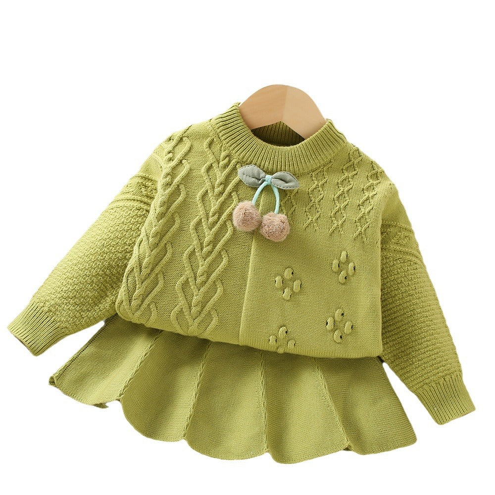 A girls sweater set