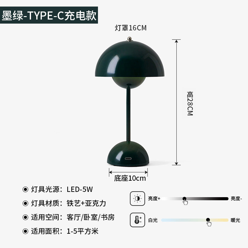 A USB charging lamp