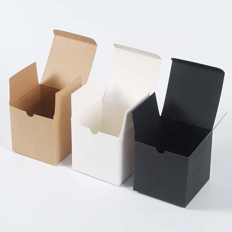 A wholesale kraft paper figure blind box empty box small doll gift box square carton white card toy packaging box moq: 50 pieces - Mixbatch