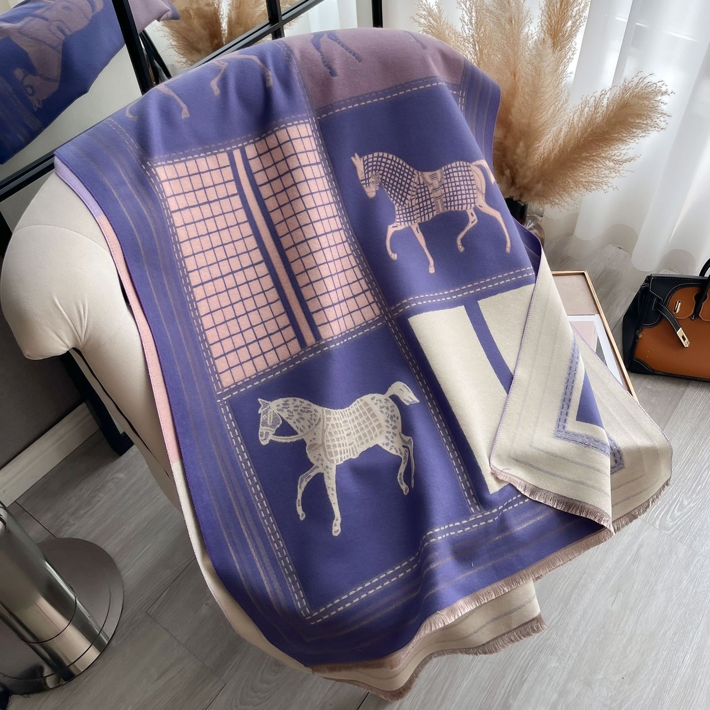 A scarf shawl