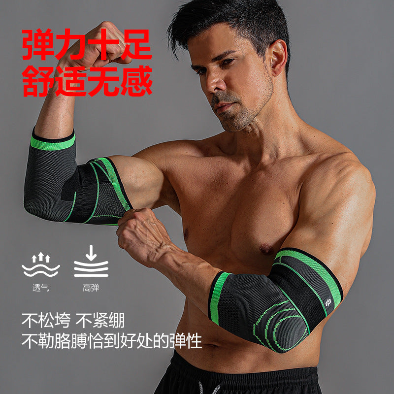 A straps sports elbow pads pressure fitness weightlifting arm guards basketball tennis riding elbow pads protective cover