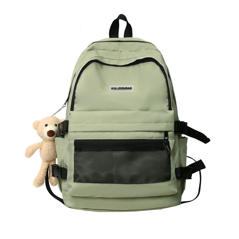 A junior high school student female student schoolbag middle school student outdoor travel backpack trendy cool