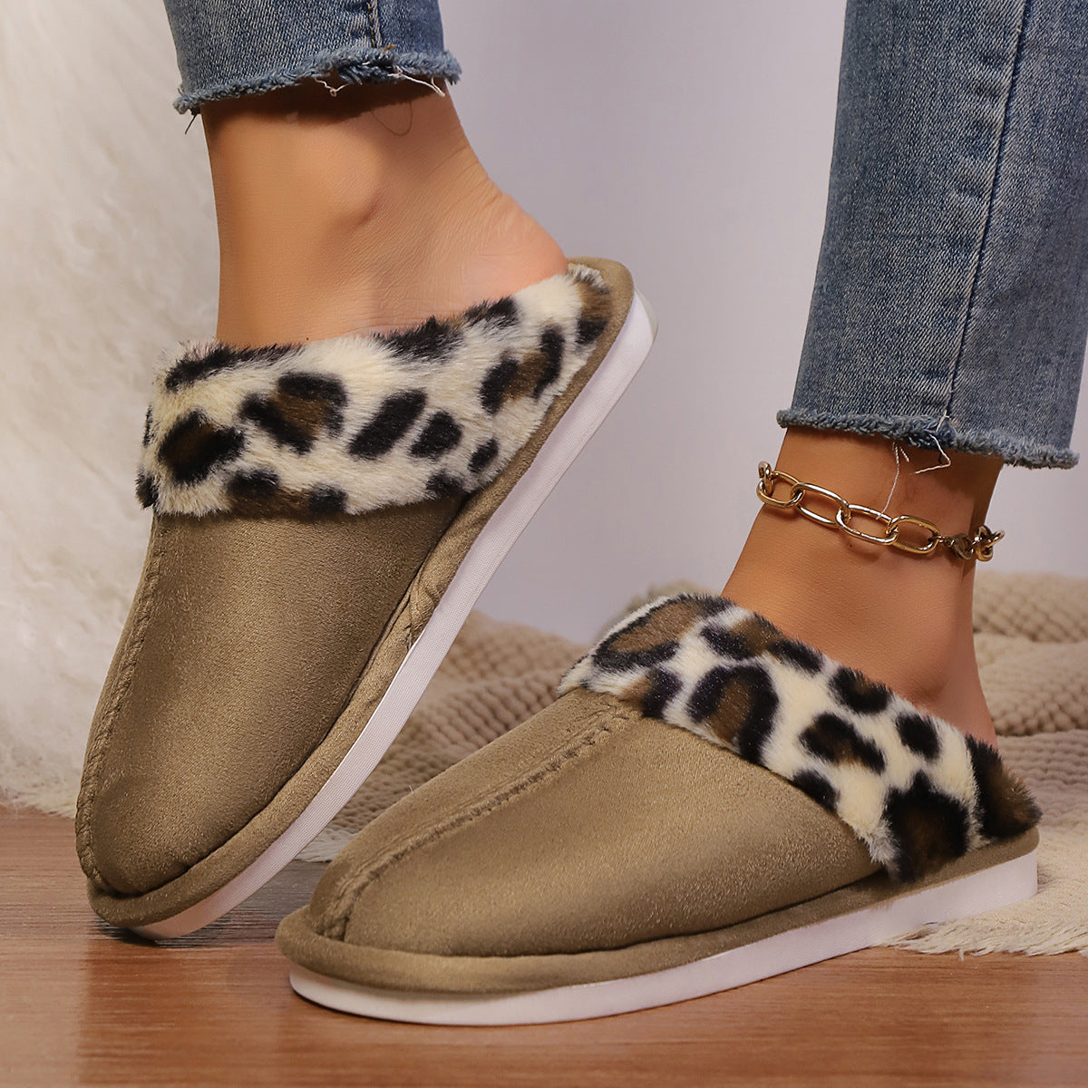A plush slipper