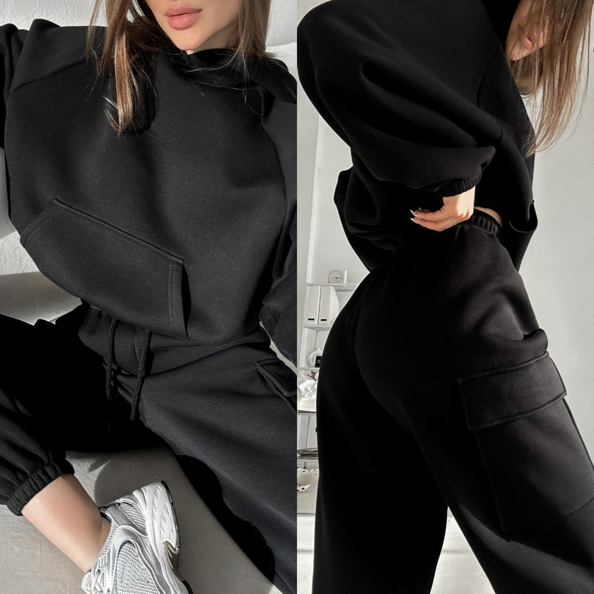 A sports and leisure sweater set