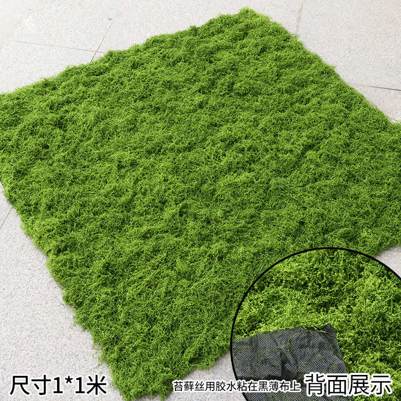 A simulated moss turf bionic artificial fake moss micro-landscape arrangement ornament lawn bonsai potted plant pavement landscaping