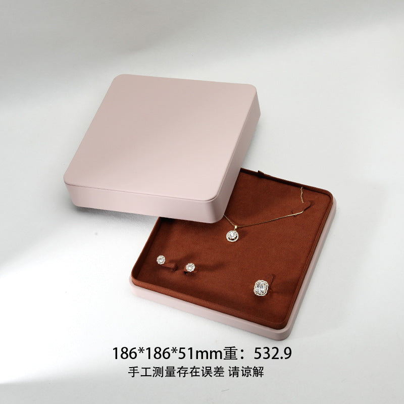 A leather jewelry box