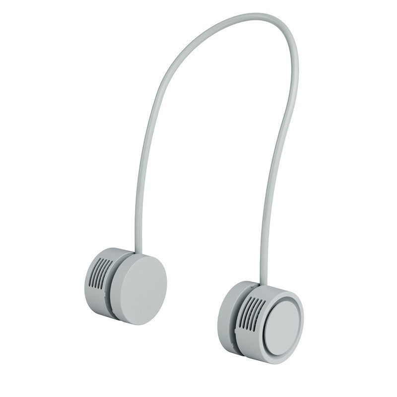A hanging neck fan usb charging