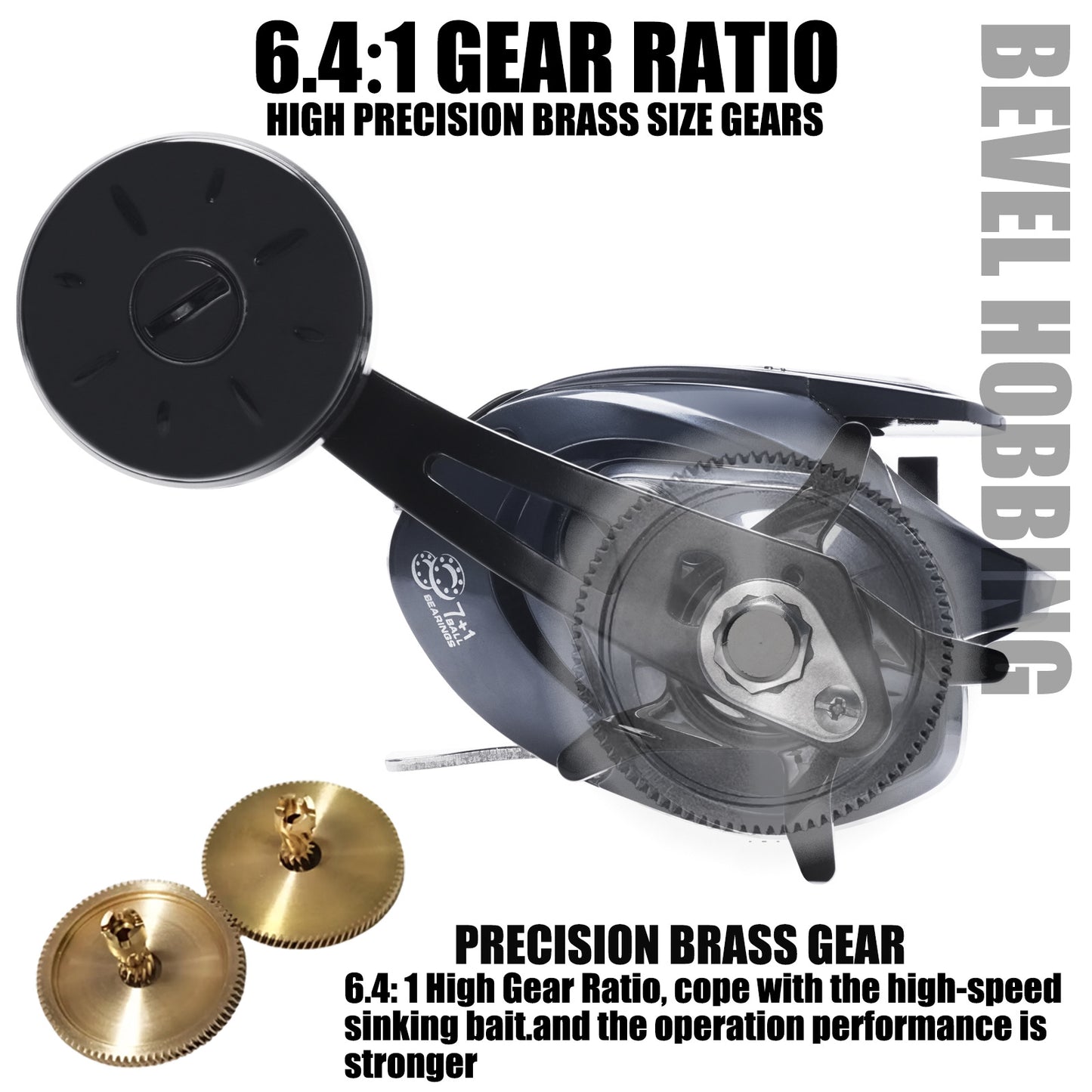 A All-metal Baitcasting Reel – Saltwater Lure Reel for Sea Rods