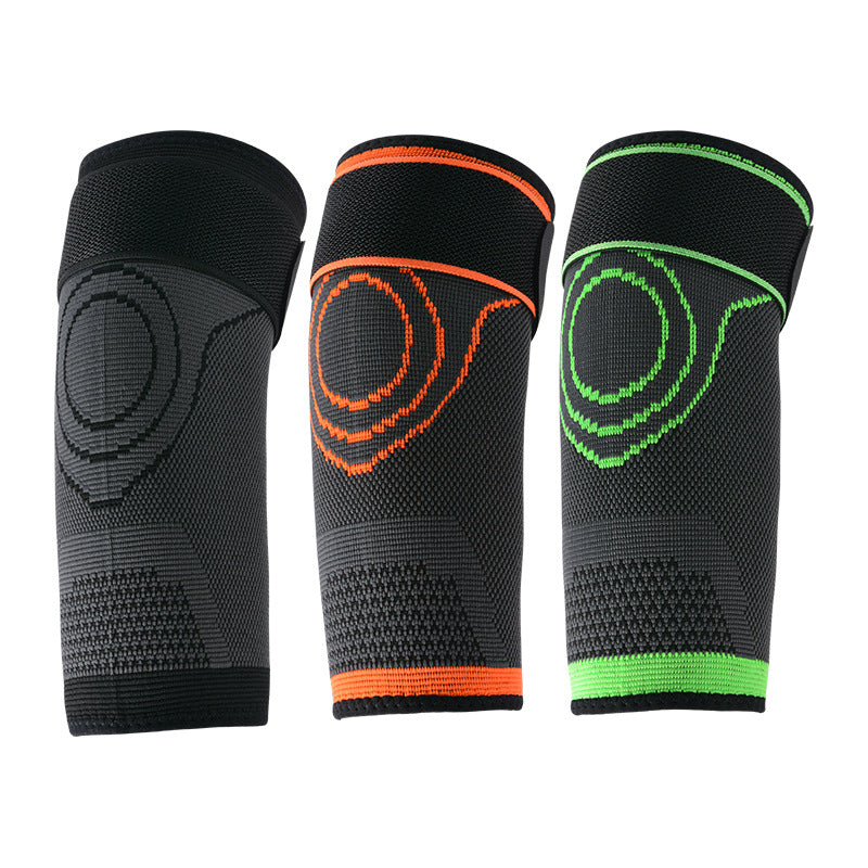A straps sports elbow pads pressure fitness weightlifting arm guards basketball tennis riding elbow pads protective cover