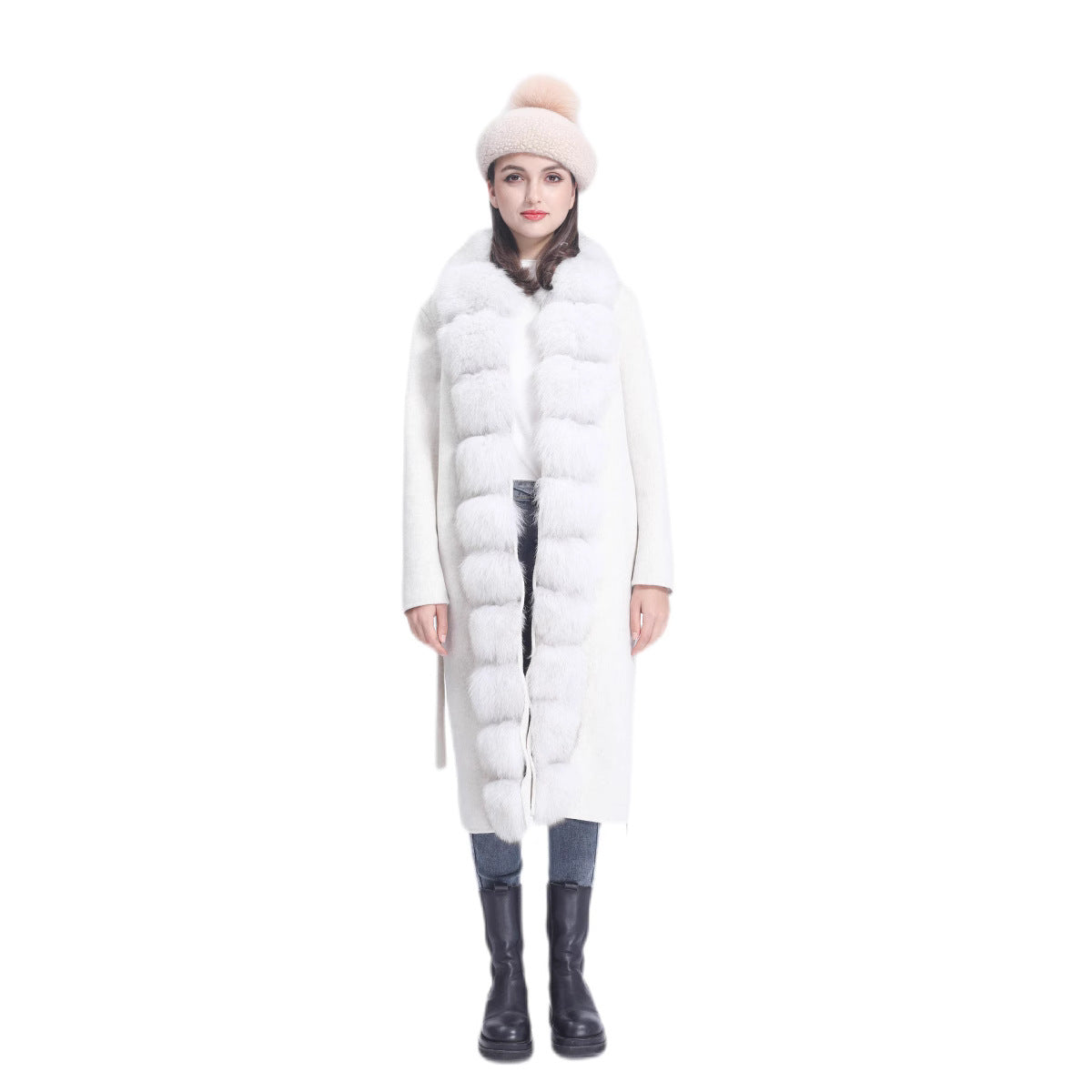 A double-sided woolen coat