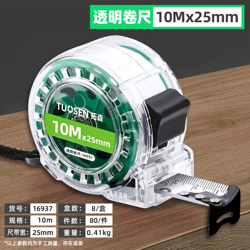 A5m tape measure 5m durable self-locking steel tape measure stainless steel belt box measure wholesale tape measure in large quantities