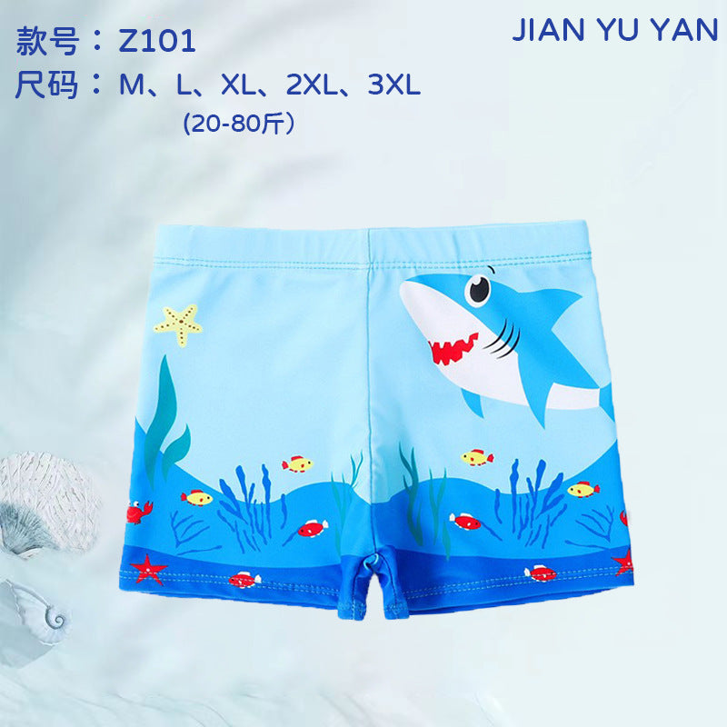 A boys swimming trunks summer children's swimwear