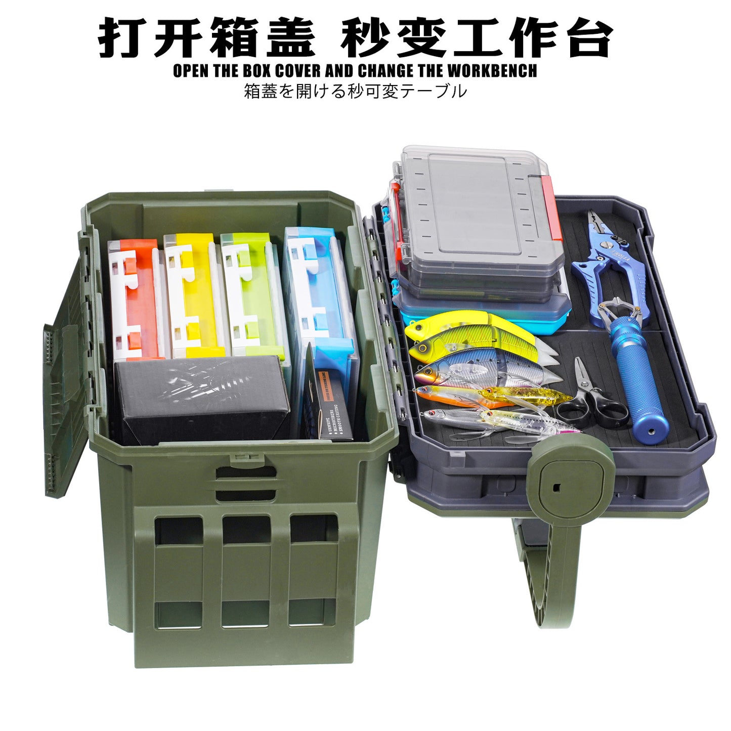A Multi-purpose Lure Fishing Gear Box – Durable & Portable