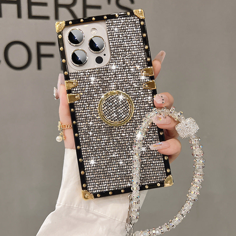 A glitter holder mobile phone case