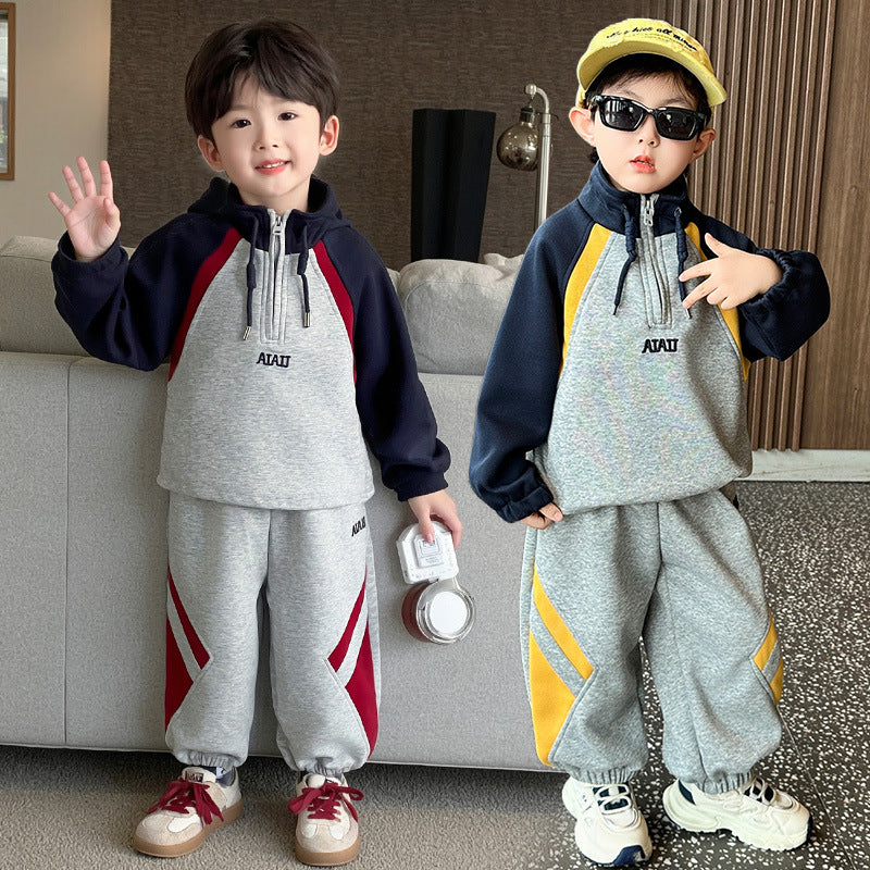 A children's sweater set