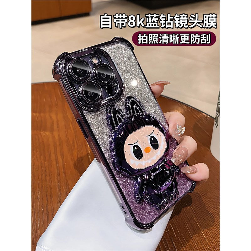 A mirror holder phone case