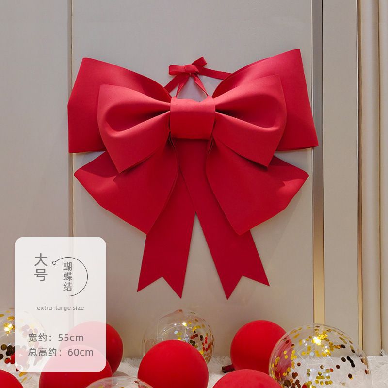 A wedding ins Internet celebrity big bow Xiaohongshu EVA bow material package wedding room decoration wedding arrangement - Mixbatch