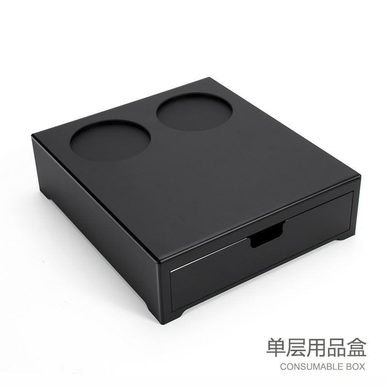 Acrylic hotel toiletries storage box bathroom sink disposable toothbrush storage box tray tissue box