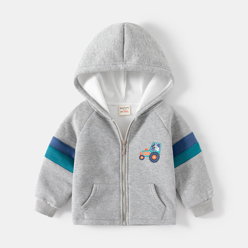 A children's fleece jacket