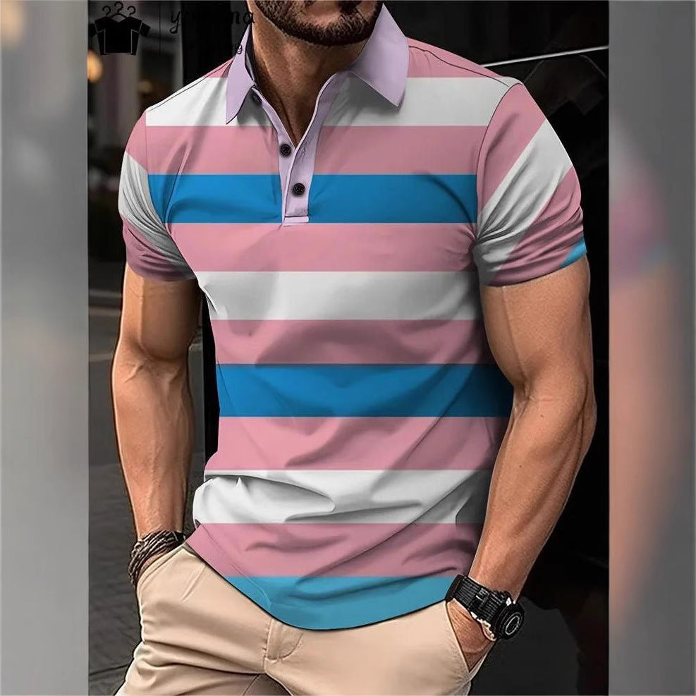 A Men's Short Sleeve Polo Shirt