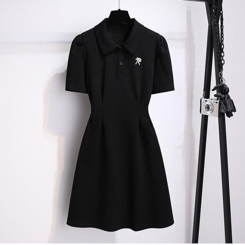 A summer polo collar dress
