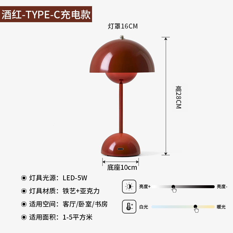 A USB charging lamp