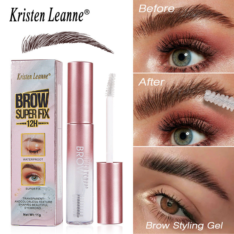 A styling eyebrow liquid lasting waterproof eyebrow raincoat