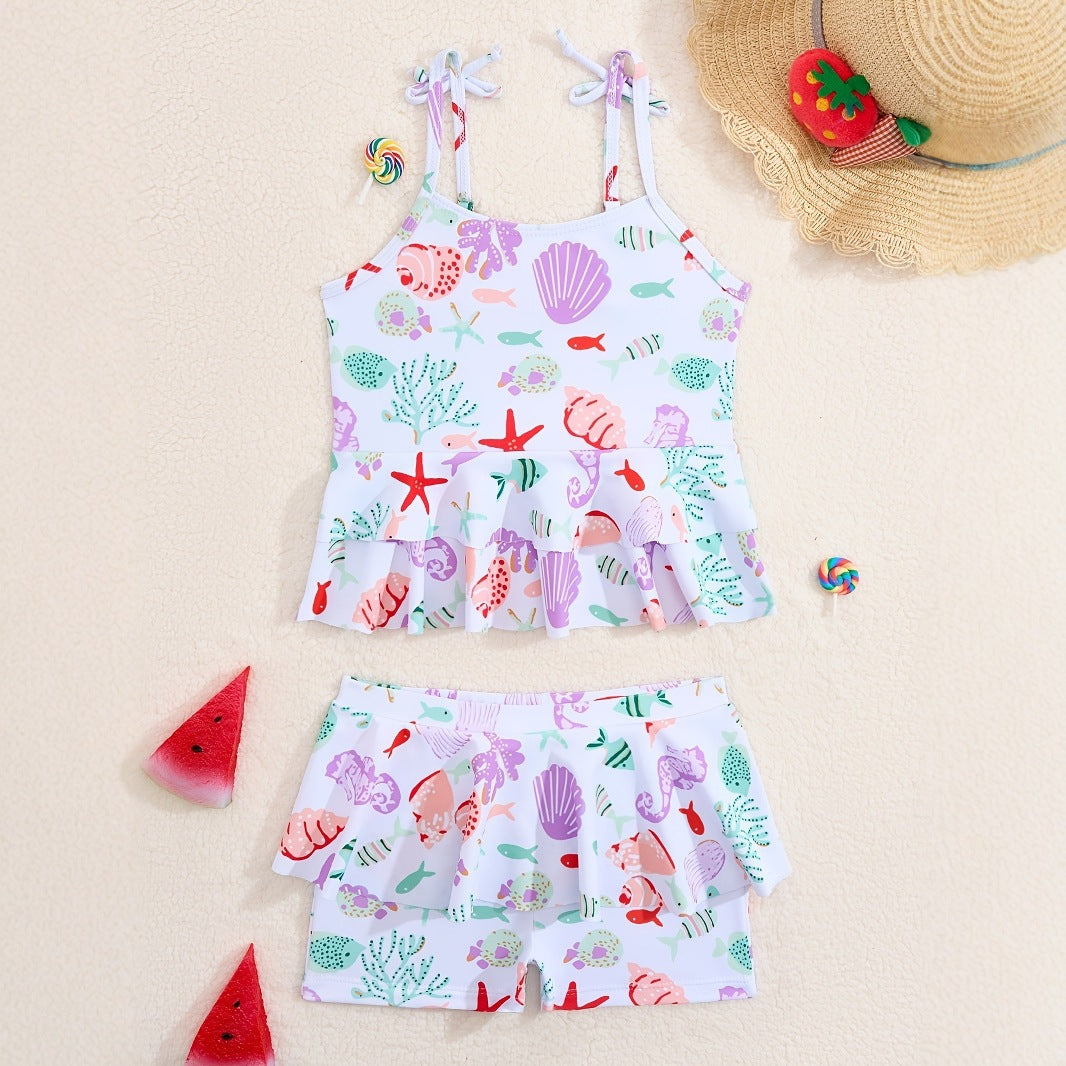 A children's swimsuit girl split - Mixbatch