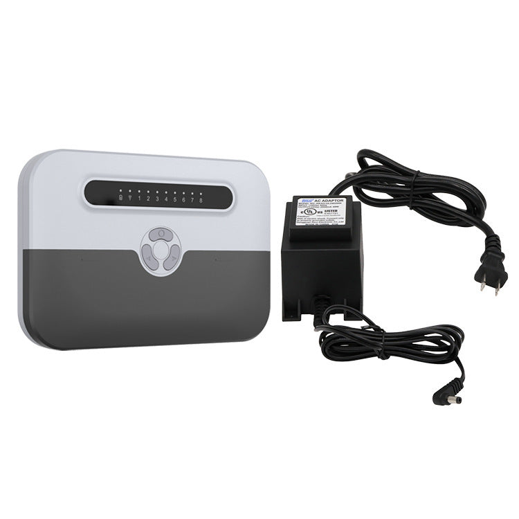 A 8-way Tuya WiFi awater valve controller WiFi smart, sprinkler watering timer mobile APP timing remote control