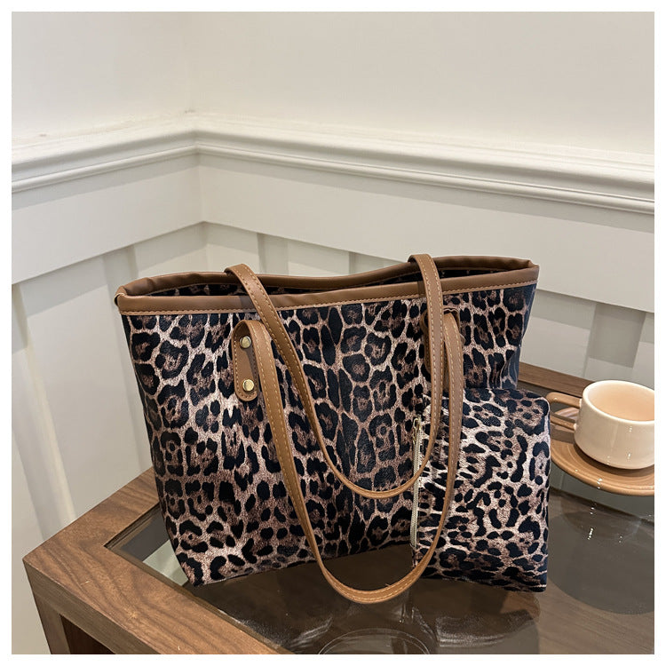 A new soft-faced casual child and mother shoulder tote bag in autumn and winter - Mixbatch