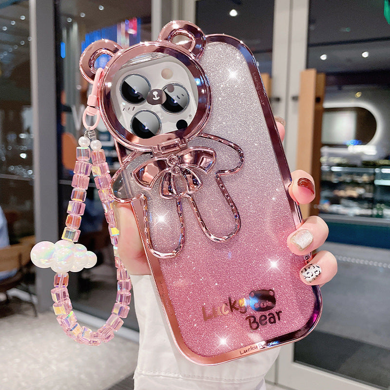 A Glitter Lanyard Phone Case