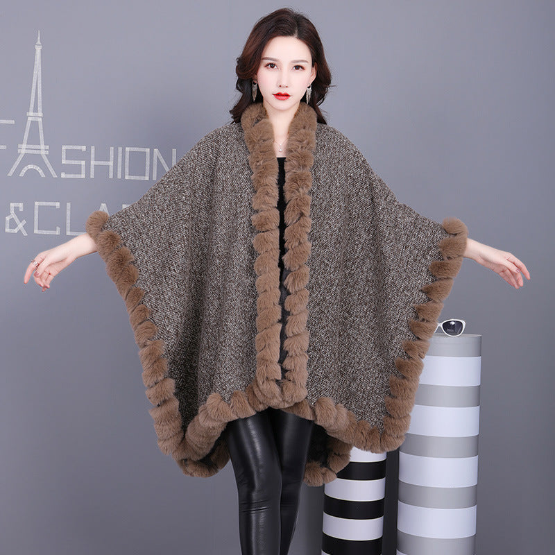 A faux fur jacket